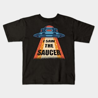 Alien, Aliens, UFO, UAP, Space Unknown Flight Object Kids T-Shirt